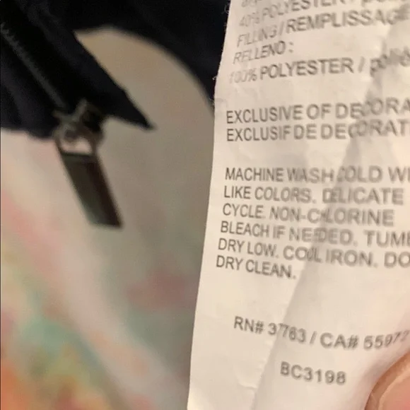 Perry Ellis Blue Quilted Sleeveless Vest - Picture 5 of 10